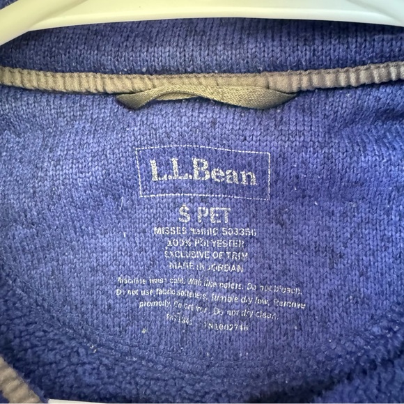LL Bean Womens Pullover Fleece Sweater Size Small to Medium - Picture 5 of 5